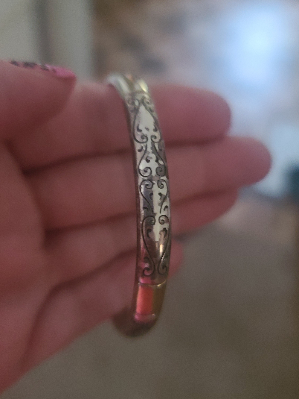 Vintage Brighton Venezia 2-Tone Silver Bangle